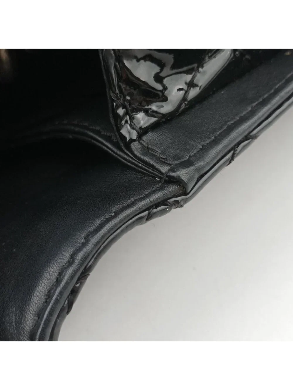 Chanel Boy Black Patent Shoulder Bag